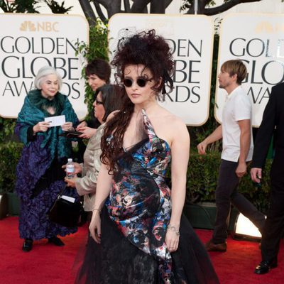 Helena Bonham Carter en los Globos de Oro 2011