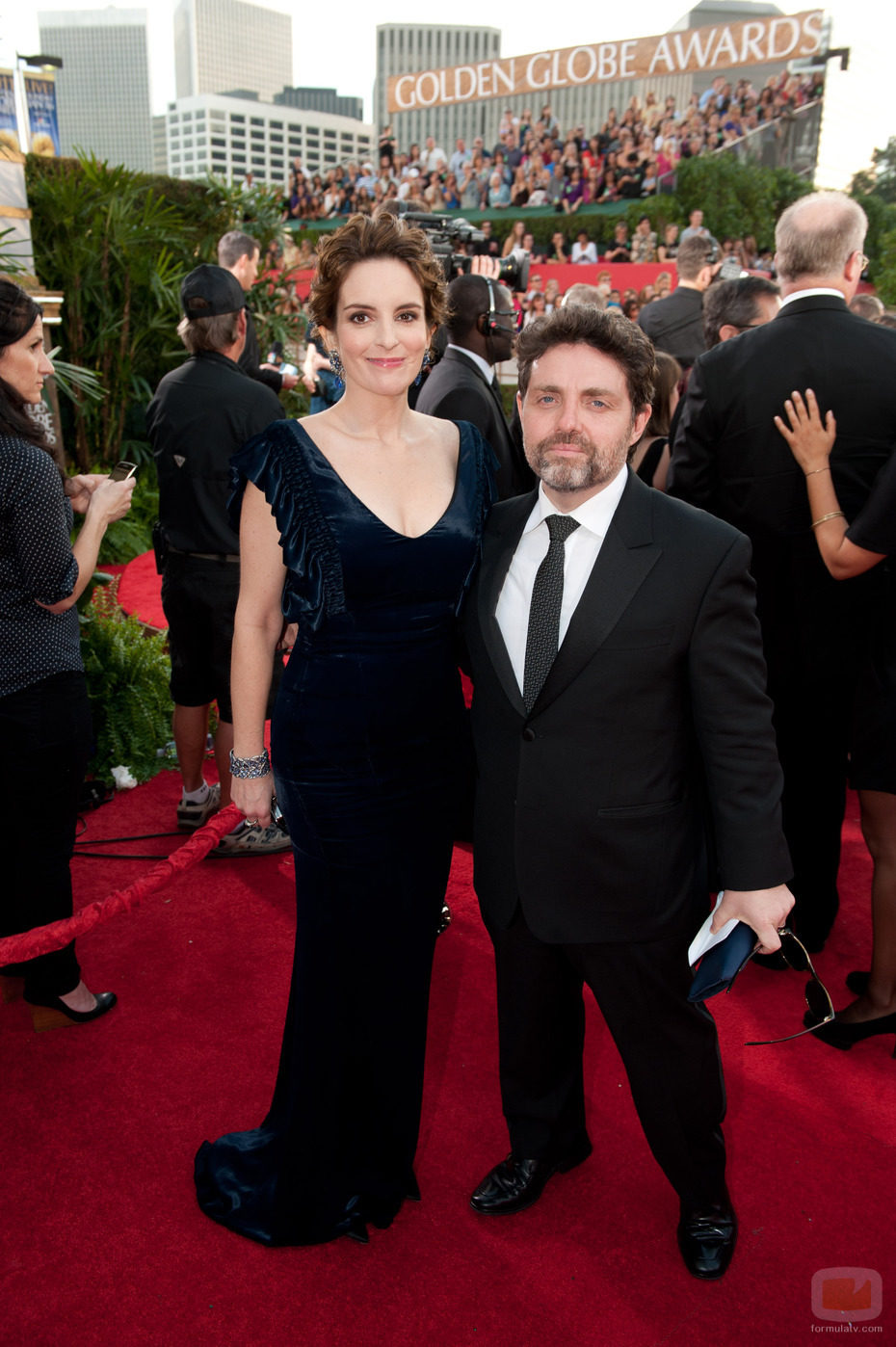 Tina Fey en los Globos de Oro 2011