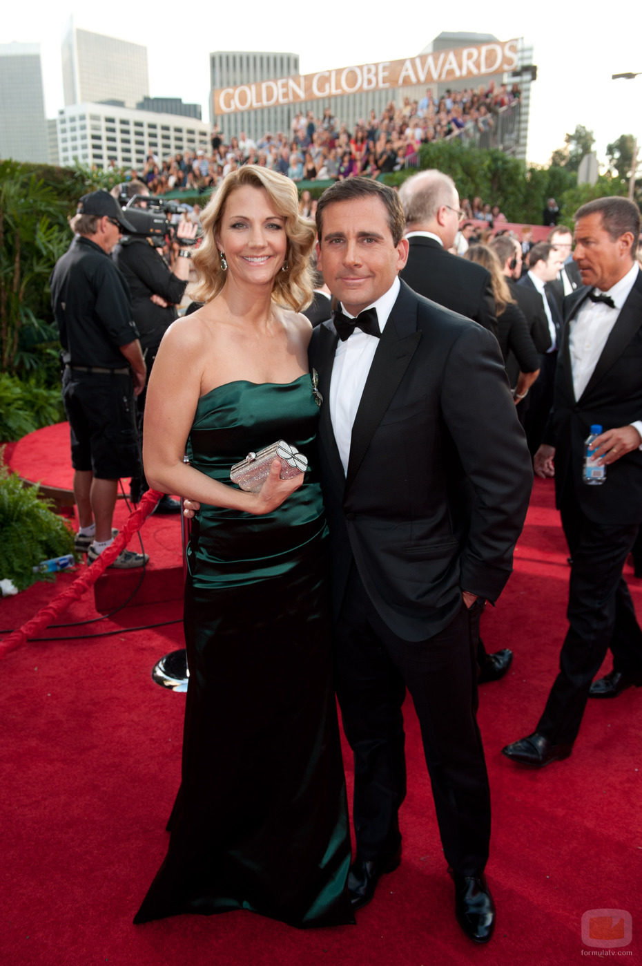 Steve Carell en los Globos de Oro 2011