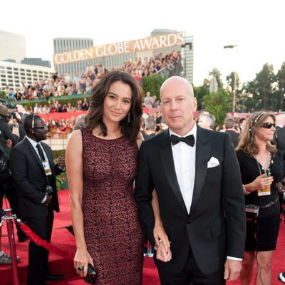 Bruce Willis en los Globos de Oro 2011