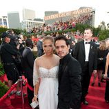 Jennifer Lopez y Marc Anthony en los Globos de Oro 2011