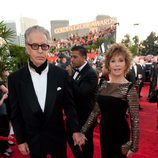 Jane Fonda y Richard Perry en los Globos de Oro 2011