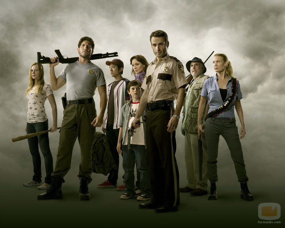 El elenco protagonista de 'The Walking Dead'