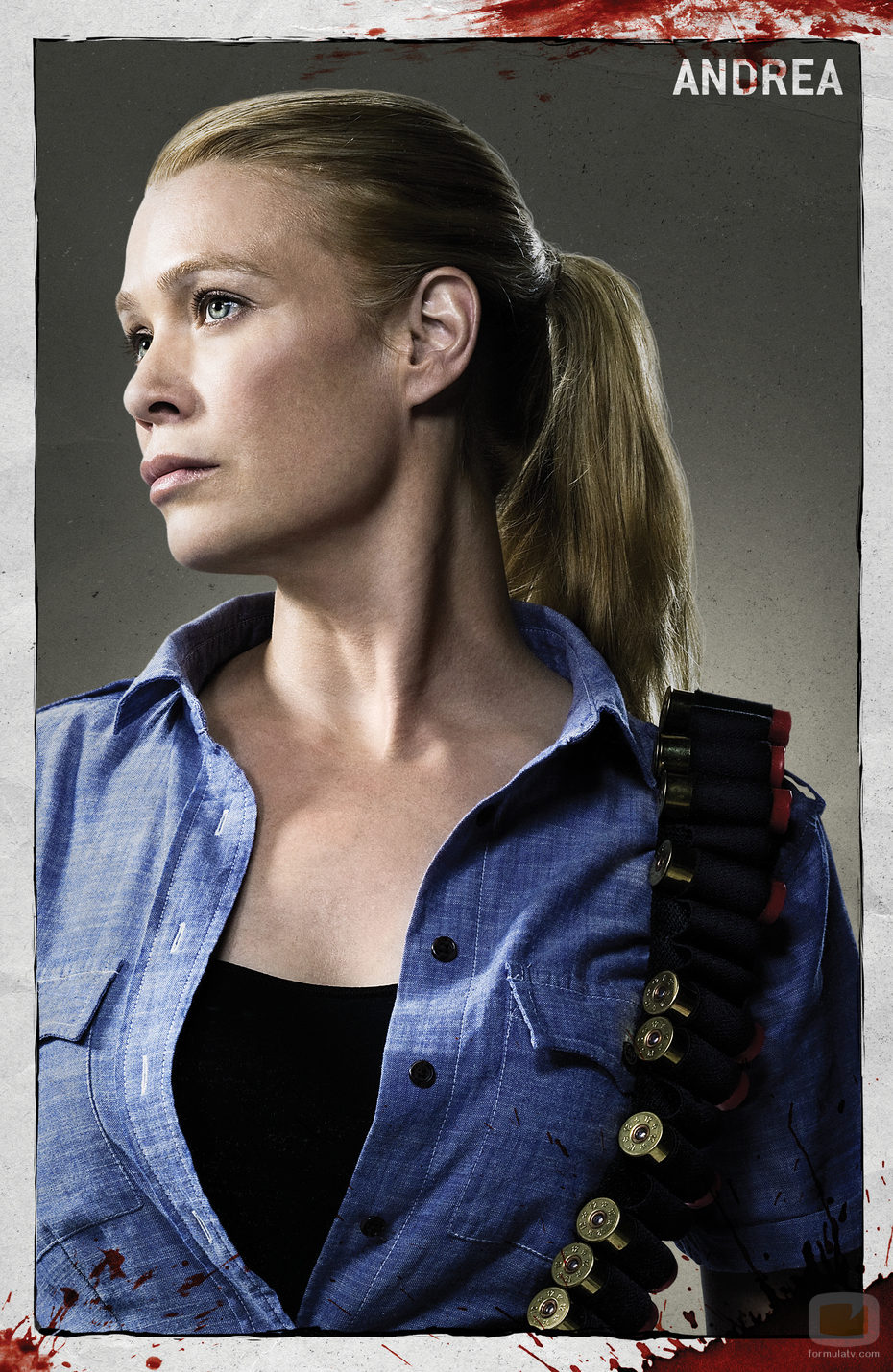 Laurie Holden es Andrea en 'The Walking Dead'