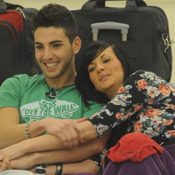 Laura abraza a Marcelo