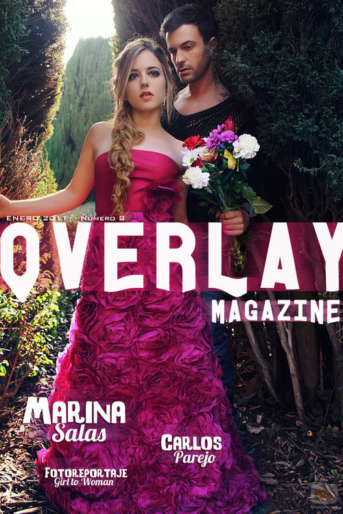 Portada de enero de Overlay Magazine, con Marina Salas