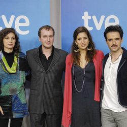 Marta Belaustegui, Fernando Cayo, Lucía Jiménez y Raúl Peña