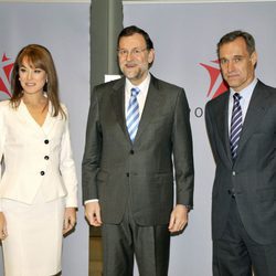 Gloria Lomana, Mariano Rajoy y Silvio González