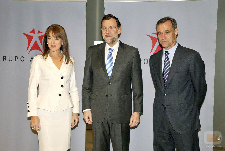 Gloria Lomana, Mariano Rajoy y Silvio González