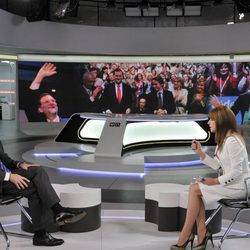 Mariano Rajoy entrevistado por Gloria Lomana