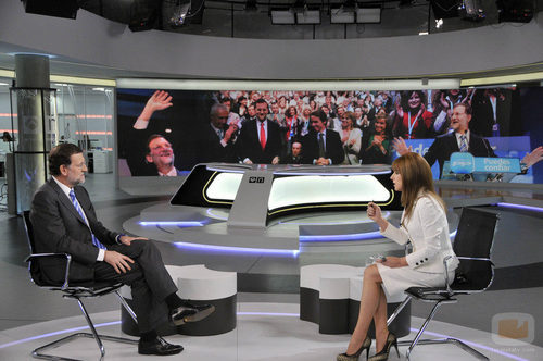 Mariano Rajoy entrevistado por Gloria Lomana