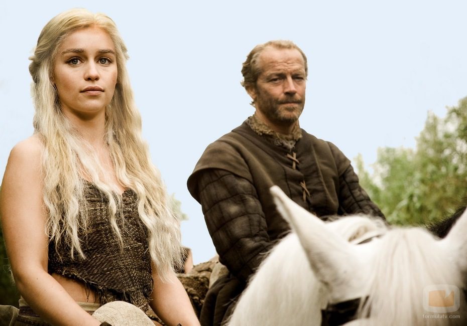 Daenerys y Ser Jorah Mormont en 'Juego de tronos'