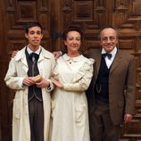 Enric Benavent, Maribel Ripoll y Selu Nieto, actores de 'El secreto de Puente Viejo'