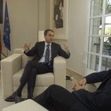 El expresidente Zapatero en su entrevista con Andreu Buenafuente