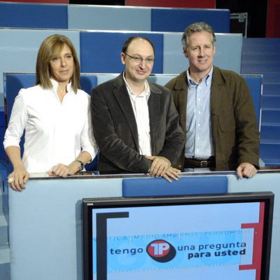 Ana Blanco, Fran Llorente y Lorenzo Milá