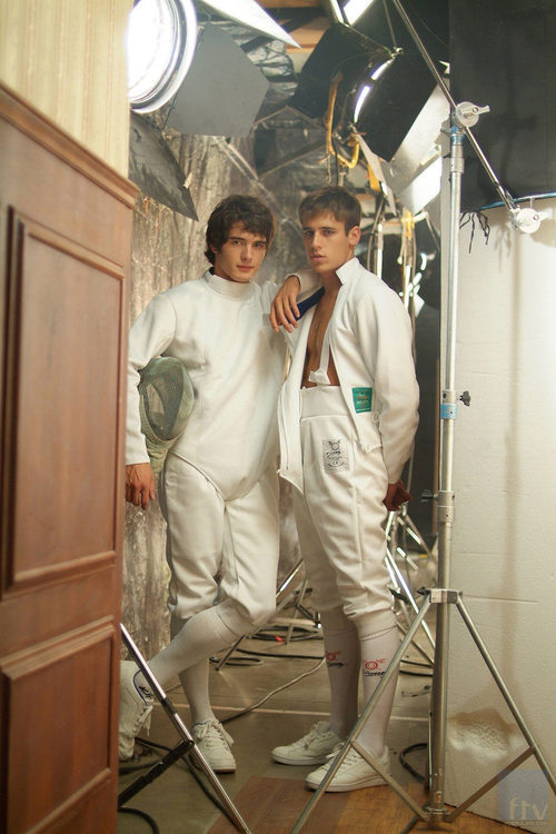 Yon González y Martín Rivas en 'El internado'