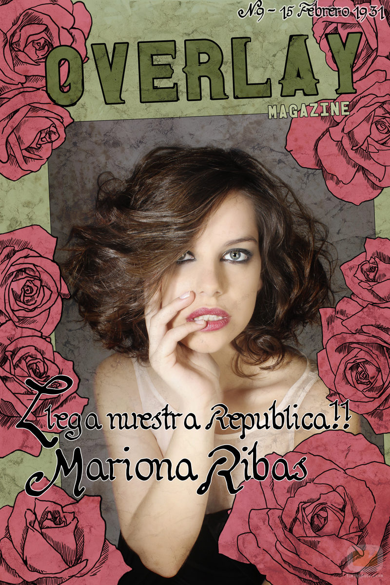 Portada de Overlay Magazine, con Mariona Ribas