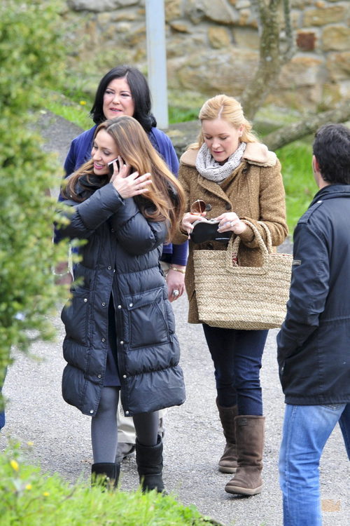 Natalia Verbeke y María Esteve se preparan para rodar 'Doctor Mateo'