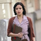 Verónica Sánchez durante el rodaje de '14 de abril. La República'