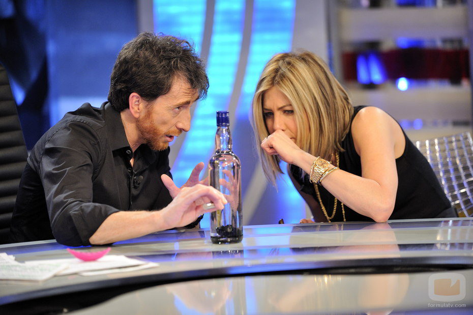 Pablo Motos y Jennifer Aniston