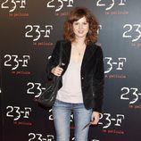 Marian Aguilera en la presentación de '23-F'