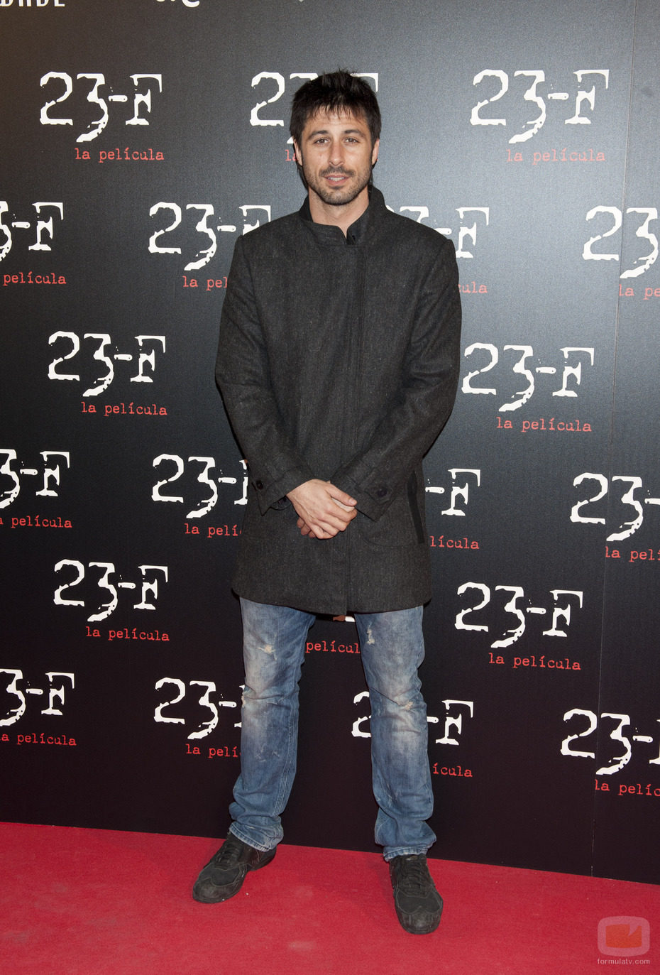 Hugo Silva en la presentación de '23-F'