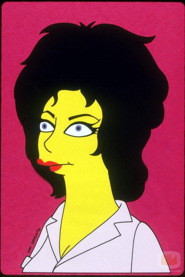 Liz Taylor en 'Los Simpson'