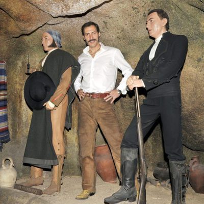 Manuel Bandera en el museo de cera