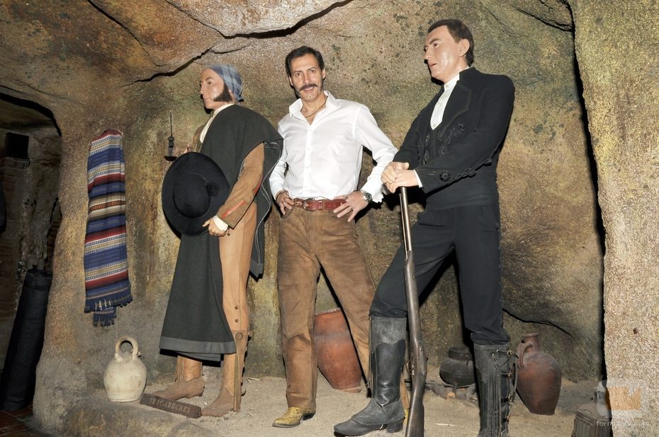 Manuel Bandera en el museo de cera