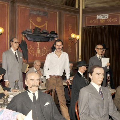 Manuel Bandera en una estancia del museo d ecera