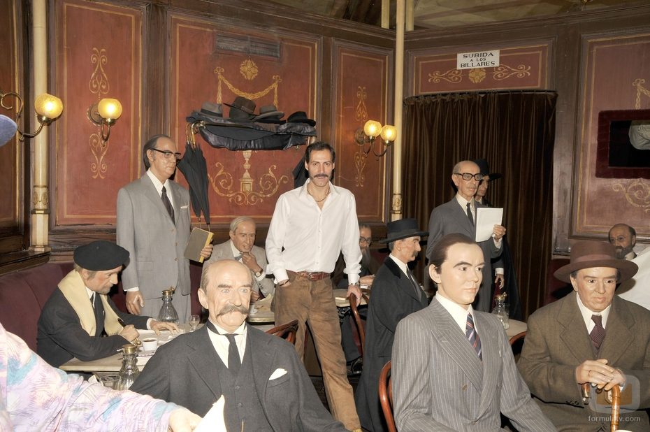 Manuel Bandera en una estancia del museo d ecera