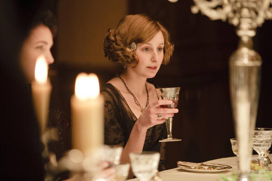 Laura Carmichael es Lady Edith Crawley en 'Downton Abbey'