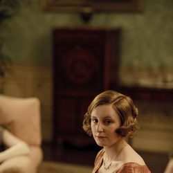 Laura Carmichael en una escena de 'Downton Abbey'
