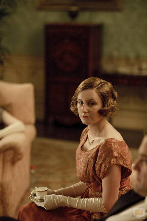 Laura Carmichael en una escena de 'Downton Abbey'