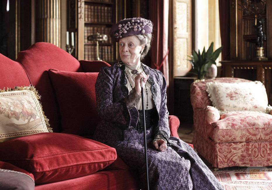 Violet (Maggie Smith) en 'Downton Abbey'