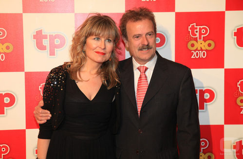 María Rey y Manuel Campo Vidal en los TP de Oro 2010