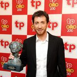 Pablo Motos recogió el premio por 'El hormiguero' en los TP de Oro