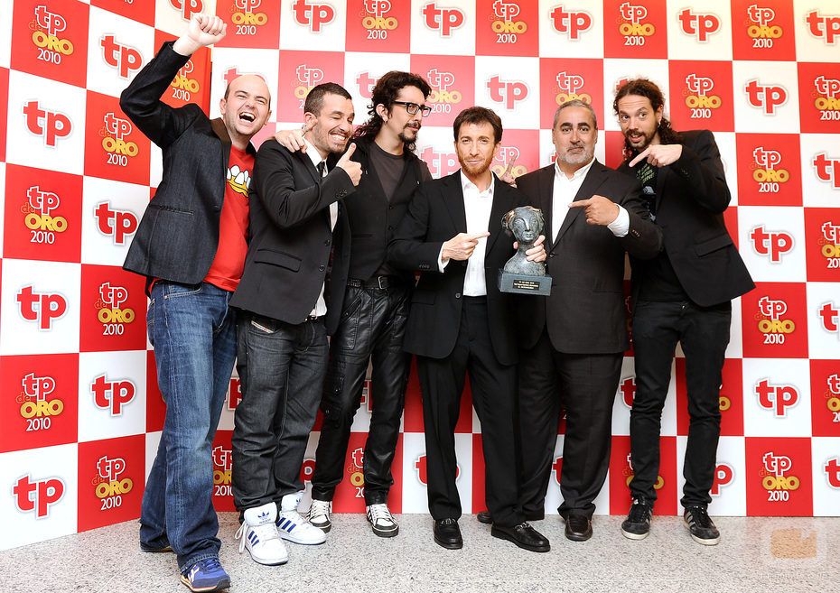 El equipo de 'El hormiguero' en los TP de Oro