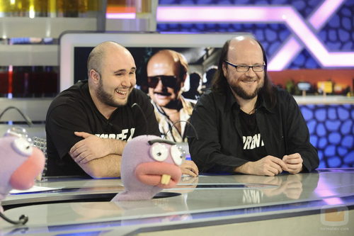 Paquirrín y Santiago Segura ven imágenes de "Torrente 4"