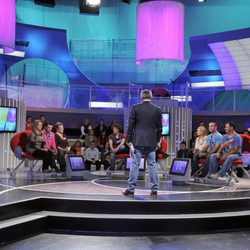 Carlos Sobera con los participantes