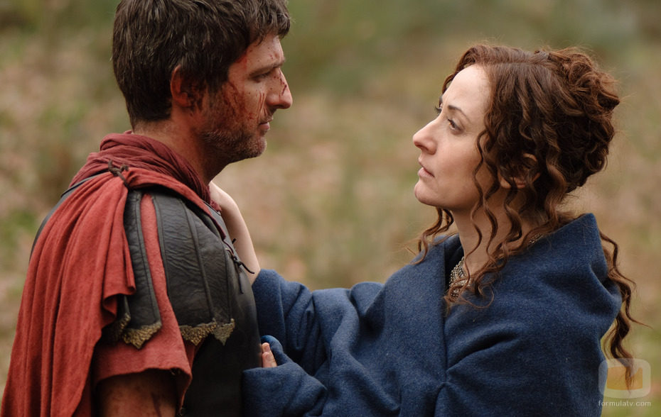 Jesús Olmedo y Nathalie Poza, en 'Hispania'