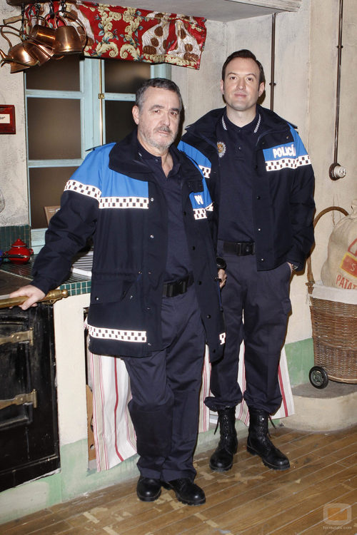 Ferrán Rañé y Álex O'Dogherty, los policías de 'Doctor Mateo'