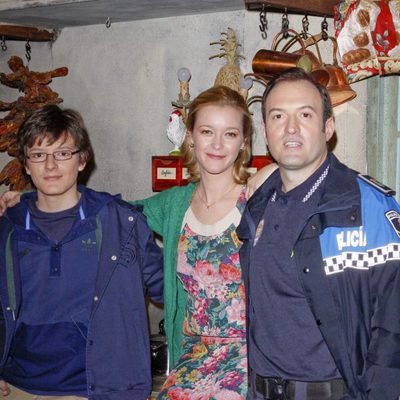 Rodrigo Castellanos, María Esteve y Álex O'Dogherty