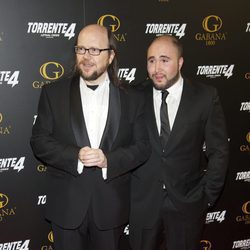 Santiago Segura y Paquirrín en el estreno de "Torrente 4: lethal crisis"