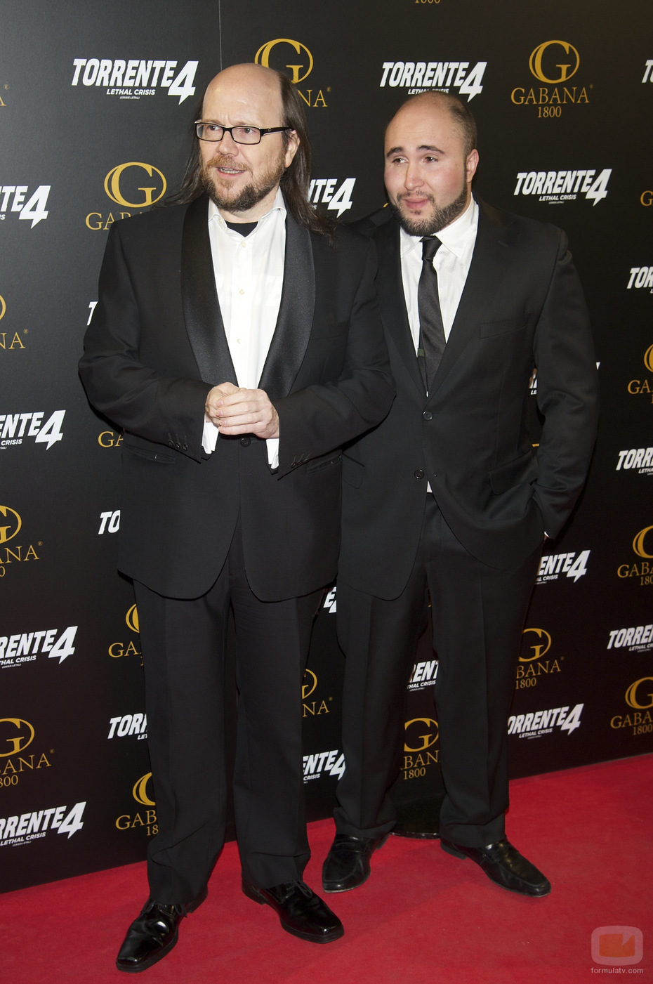 Santiago Segura y Paquirrín en el estreno de "Torrente 4: lethal crisis"
