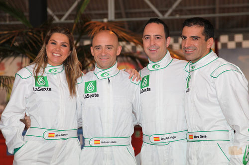 Nira Juanco, Antonio Lobato y Jacobo Vega junto a Marc Gené