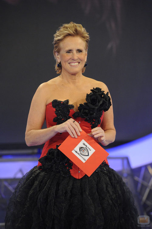 Mercedes Milá en la final de 'Gran hermano 12'