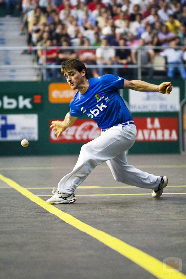 Berasaluze, jugador de 'Frontón'