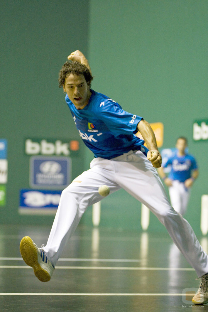 Olaizola, uno de los jugadores de 'Frontón'