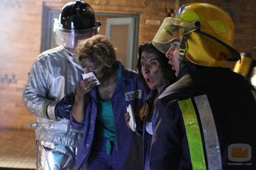 Patricia O'Farrell y Teresa Mendoza, rescatadas tras un incendio